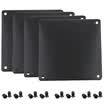 GELID 12cm fan PVC dustproof black 4 pcs easy to clean send screw GC121B