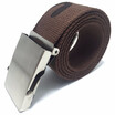 Men And Women Young Student Fashion Casual Weave Canvas Pin Buckle Belt