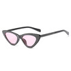 SHAUNA Fashion Laser Engraving Women Cat Eye Sunglasses Shining Men Clear Pink Lens Glasses UV400