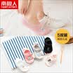 Antarctic socks female cotton anti-off boat socks women sports casual breathable cotton socks ladies invisible socks 5 pairs of female mysterious cat invisible socks - one size