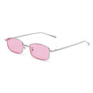 SHAUNA Trending Women Small Square Sunglasses Popular Men Yellow Lens Glasses UV400