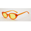 SHAUNA Fashion Candy Colors Women Oval Sunglasses Retro Men Clear Purple Rose Orange Glasses UV400