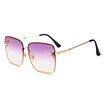 SHAUNA 2018 Spring Summer Styles Bee Decoration Oversize Women Square Sunglasses Trending Ladies Gradient Lens Shades UV400