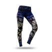 Womens Printed Compression Yoga Pants Active Workout Leggings