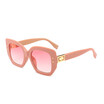 SHAUNA Retro oversized sunglasses Big Frame Women Square Sunglasses Fashion Men Gradient Lens Shades UV400