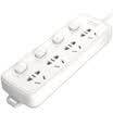 Korean electric KEG new national standard socket plug strip board wiring board home security tow board HD-ZS-04K4-A 4 plug full length 3 m independent switch 10A2500W