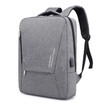 ZHANAO casual mens bag fashion trend student bag computer bag charging business backpack