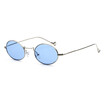 SHAUNA Classic Women Small Oval Sunglasses Fashion Candy Colors Men Clear Red Lens Glasses UV400