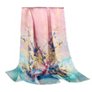 Shanghai Story STORY Of SHANGHAI Huanghua Cuiren Silk Scarf Women Silk Shawl Scarf
