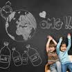 ​​blackboard stickers can be erased green board stickers office writing teaching self-adhesive wall stickers 90200cm blackbo