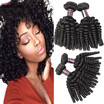 Malaysian Curly Hair Afro Kinky Curly Hair 3 Bundles Lot 7A Unprocessed Malaysian Kinky Curly Virgin Hair Virgin Hair Extensions