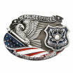 American Hero Police Policeman Belt Buckle