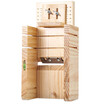 Household Wooden Soap Cutter Box Pine Material Balancing Apparatus Accurate Wire Cutting Adjustable Front Board