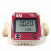 K24 turbo digital flow meter flowmeter Diesel fuel water plomeria flow indicator protable Turbine Flowmeter caudalimetro sensor