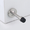 New listing stainless steel rubber door stopper door stop bedroom bathroom door holder wall to prevent collision pad