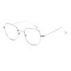 SHAUNA 10 Colors Fashion Women Square Sunglasses Trend Men Metal Frame TintClear Lens Glasses