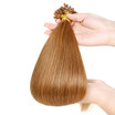 BHF HAIR Fusion hair extensions Human Remy Hair Black Ash Brown Platinum Blonde Straight Nail U-tip Fusion Hair Extensions 1gs