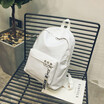 2018 Trend of Korean New Ring Canvas Backpack for Men&Women of Junior High School Students Bag Travel Bag
