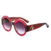 SHAUNA Popular Women Round Sunglasses Fashion Men Gradient Lens Shades UV400