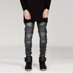 Men Jeans Stretch Runway Slim Racer Biker Demin Jeans Hiphop Skinny Jeans Pants For Men