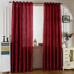 100 x 250CM Pure Color Grommet Ring Top Blackout Window Curtain for Bedroom Living Room
