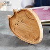 Jiayi cat type dried fruit plate fruit tray large size small size 2 pieces set Tian Nan Nan bamboo cute cartoon cute fruit snack food tray