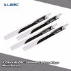 2 Pairs ALZRC 380mm Carbon Fiber Main Blades for Devil 380 FAST Align 470L RC Helicopter