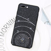 Matte Cartoon Planet Space Stars Hard Phone Cases For iPhone 7 8 6 6S Plus