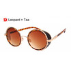 SHAUNA vintage women steampunk retro coating men round sunglasses brand designer punk sun glasses UV400
