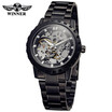 Winner skeleton mechanical watch w208