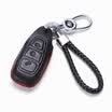 KING ETING Ford Key Case Leather Key Case Fox Carnival Wing Tiger Wing Bo Win Special Car Keychain One Button Start B Warm Red