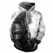 QYDM-342Mens Hoodie 3D Printed Women Pullover Sweater