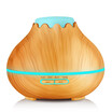 400ml Air Humidifier Essential Oil Diffuser Aroma Lamp Aromatherapy Electric Aroma Diffuser Mist Maker for Home-Wood