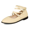 women shoes Mary Jane pointed toe buckle strap flat casual shoes cosplay dancing party 4 colors