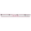 Cherry Sakura 18CM ruler pink student ruler plastic ruler drawing line straight ruler primary school student stationery series Japanese imports