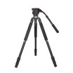 Photography Accessories Aluminum Alloy DSLR Photography Camera Camcorder Video Tripod with Fluid Drag Head Padded Bag