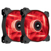 USCorsair AF120 two LED silent version of the high volume chassis fan LED red 12CM