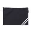 Sanmu SUNWOOD single layer waterproof storage bag file bag zipper bag black C4630