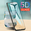 Mzxtby 5D Full Cover Edge Tempered Glass For iPhone 7 Plus Screen Protector For iPhone 6 Glass Full Cover Film Curved Edge