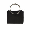 women metal ring small composite bag mini totes handbag hotsale lady purse clutch messenger crossbody shoulder