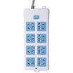 Lengon XD-T108 power socket plug board plug row drag board board anti-shock large spacing with child protection door eight socket 28 meters