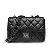 Womens bag wild fashion rhombic chain bag simple diagonal lock buckle shoulder bag