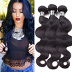 7A Malaysian Virgin Hair 3 Bundles Body Wave Hair Weave Extension Mink Malaysian Hair Bundles Unprocessed Human Hair Pieces