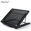NVV NP-4 notebook soporte de ordenador portátil con radiador plegable 6 archivo de altura de elevación ajuste de escritorio de aumento de protección vértebra cervical portátil tablet accesorios del teléfono soporte clásico negro