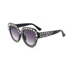 SHAUNA Luxury Heart-shaped Crystal Women Sunglasses Brand Designer Oversize Sun Glasses UV400