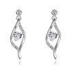 Heart Crystal from Austrian Drop Earrings For Women Fashion Jewelry Valentines Day Gift High Quality Accessories 28903