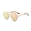 SHAUNA Fashion Half Frame Women Round Sunglasses Brand Designer Men Punk Style Shades UV400