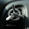 Green source car decoration car perfume air conditioning air outlet perfume air force fifth pendant decoration in addition to odor car perfume diamond version silver