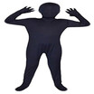 Kids Pure Color Zentai Full Bodysuit Back Zipper Tights Suit Kids Fancy Full Bodysuit Cosplay Halloween Costumes