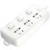 Korean electric KEG new national standard socket plug strip board wiring board home security tow board HD-ZS-03K3-A 3 plug length 2 m independent switch 10A2500W